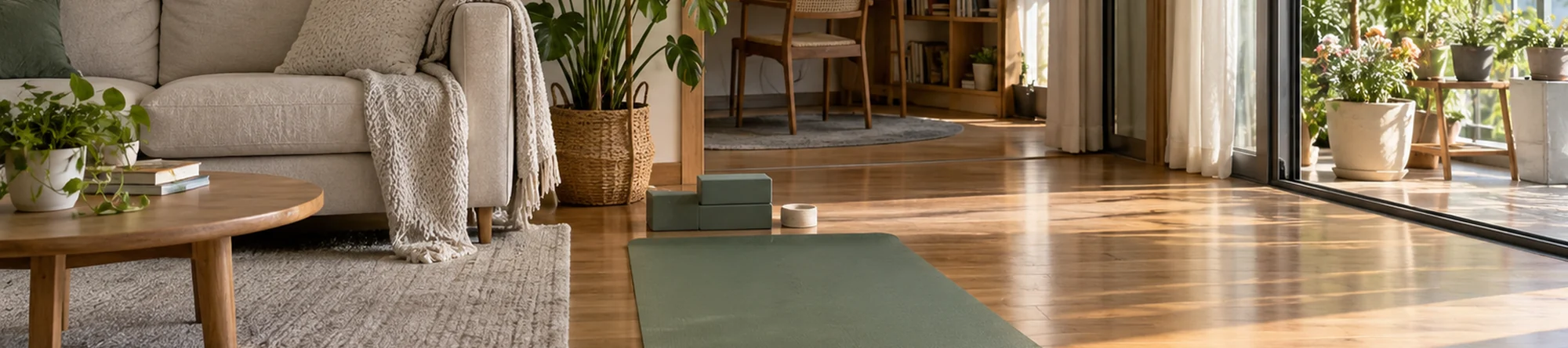 Illustration: Yoga Mat Cleaner application scene banner