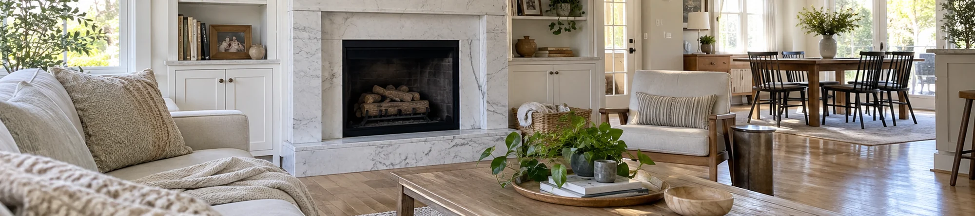 Illustration: Natural Stone Hearth Cleaner application scene banner