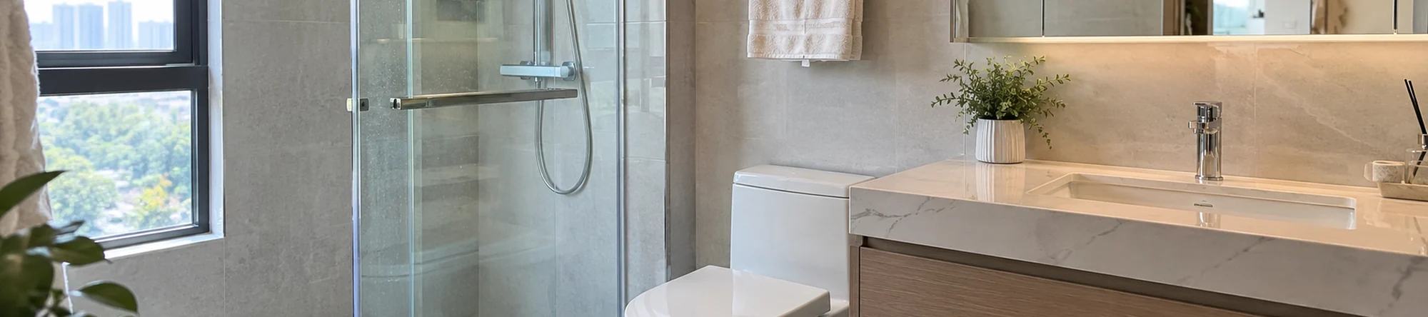 Illustration: Shower Cleaner application scene banner