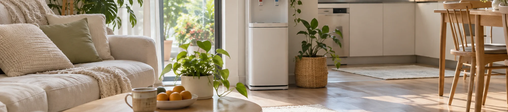 Illustration: Water Dispenser & Purifier Cleaner application scene banner