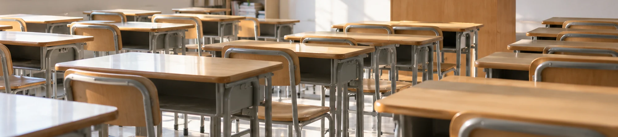 Illustration: School Desk Cleaner application scene banner