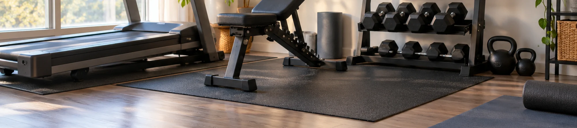 Illustration: Gym Equipment Cleaner application scene banner