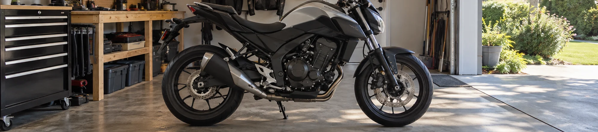 Illustration: Motorcycle Cleaner application scene banner