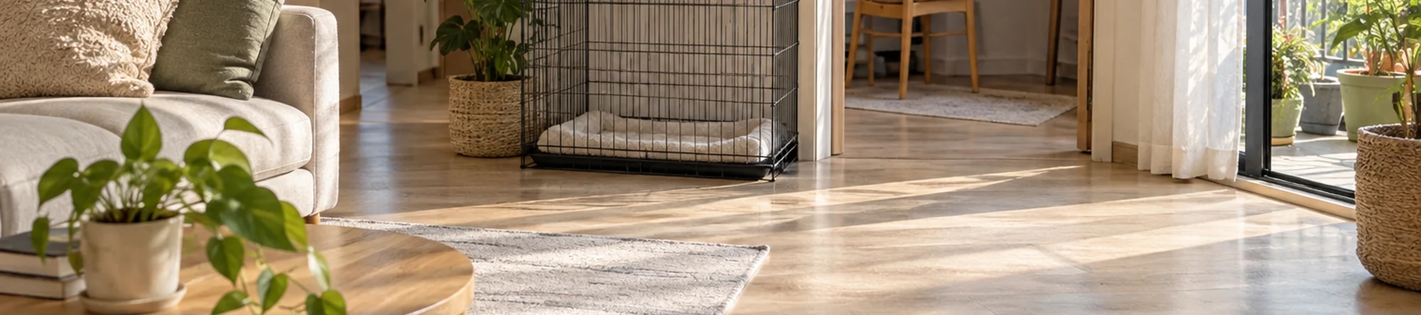 Illustration: Pet Cage & Kennel Cleaner application scene banner